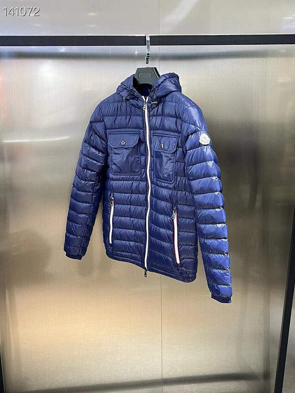 Monc Shine Coat- Black/Blue