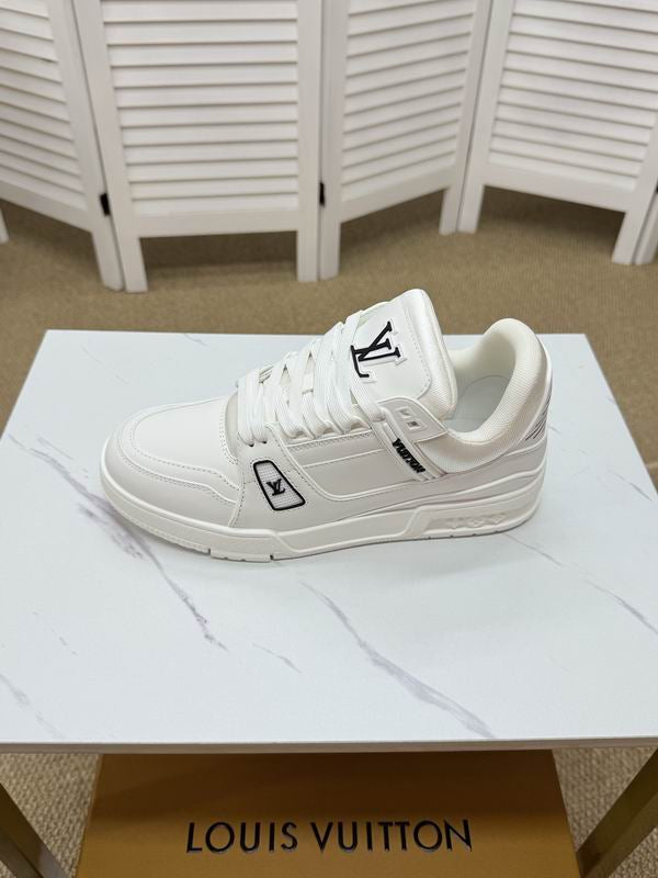 LV All White Trainers
