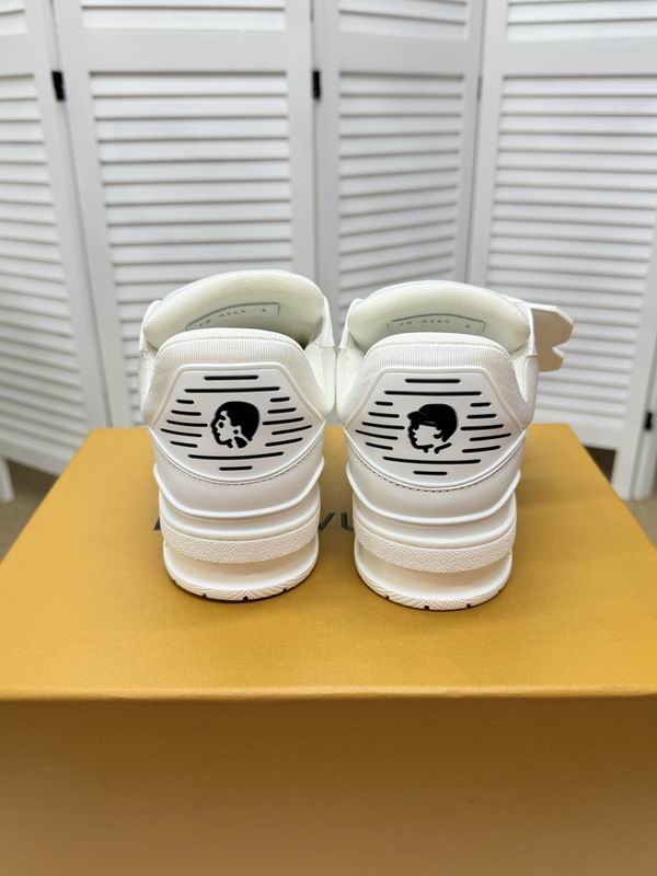 LV All White Trainers