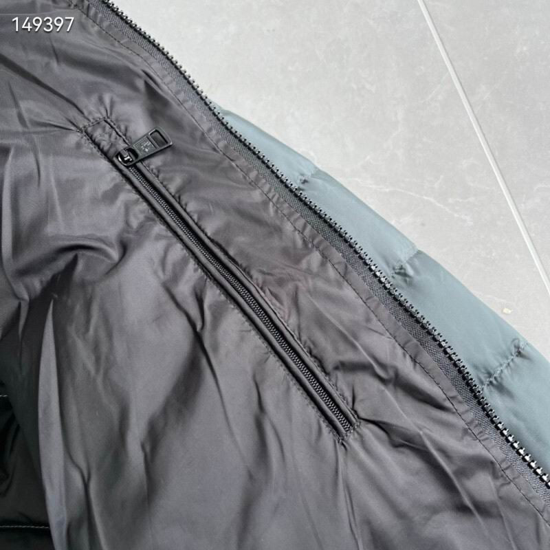 Monc Puffer Coat- Black/Grey