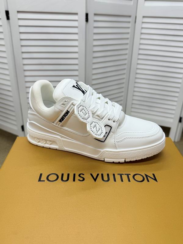 LV All White Trainers
