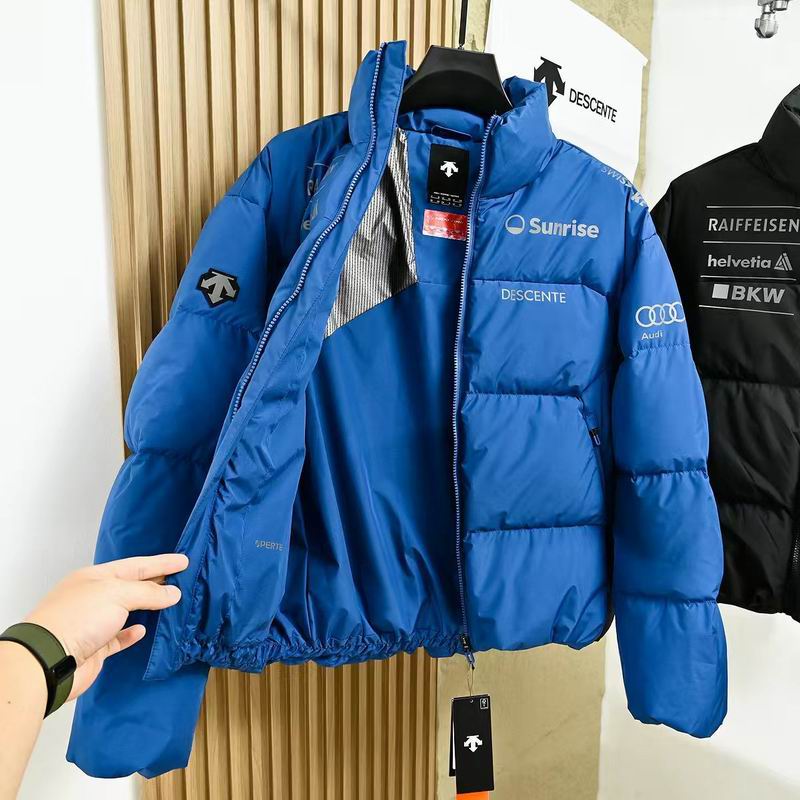 Desent Puffer Coat-Black/Blue