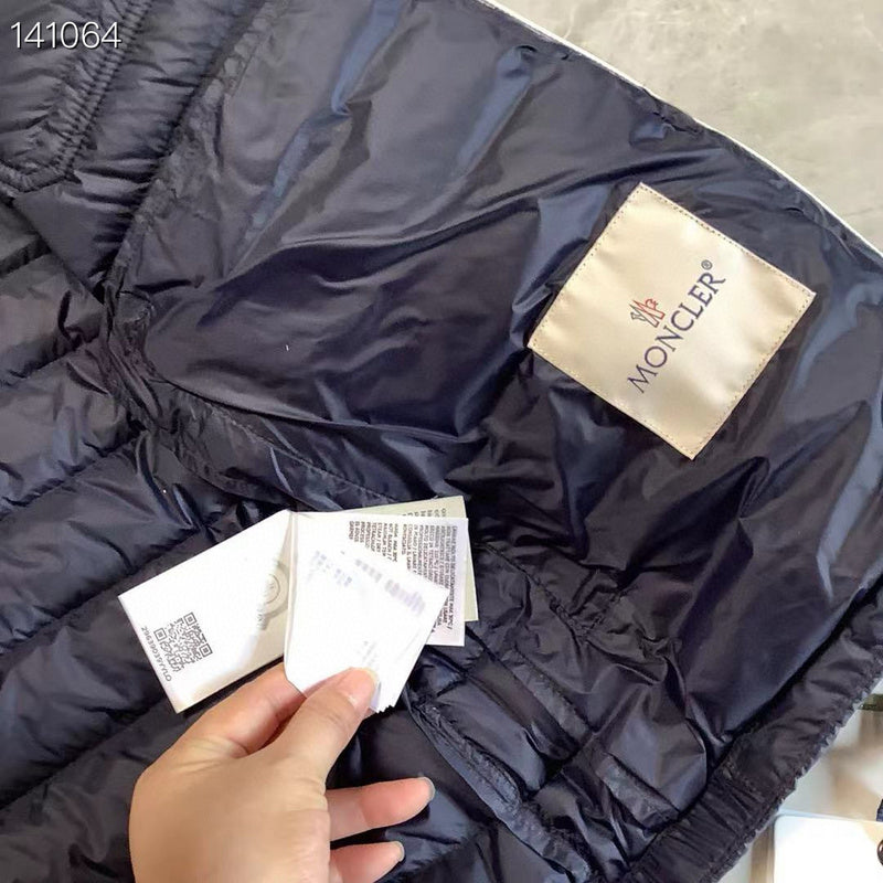 Monc Shine Coat- Black/Blue