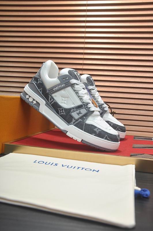LV Trainers-Grey/White