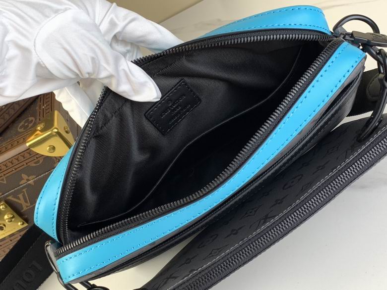 LV Messenger Bag-Grey/Blue