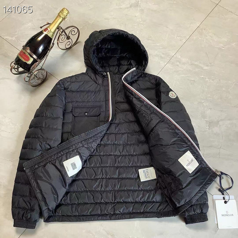 Monc Shine Coat- Black/Blue