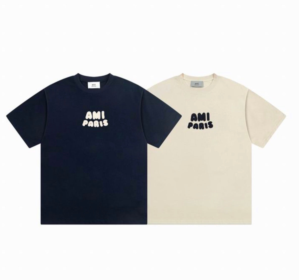 Ami T shirt- Black/Beige
