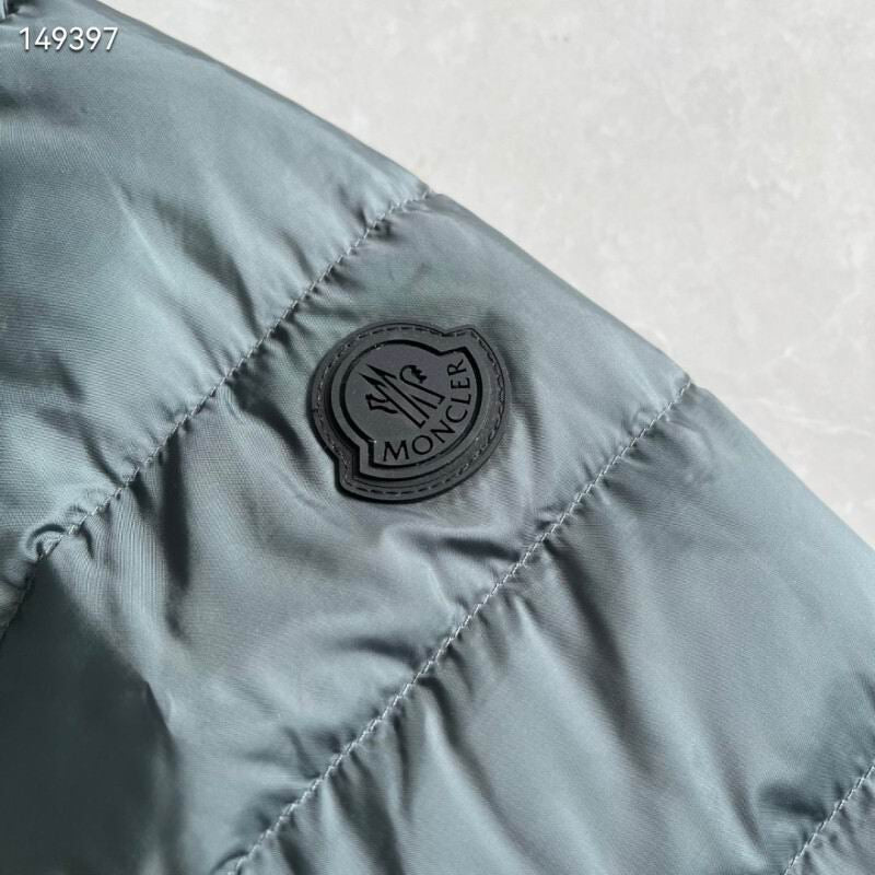 Monc Puffer Coat- Black/Grey