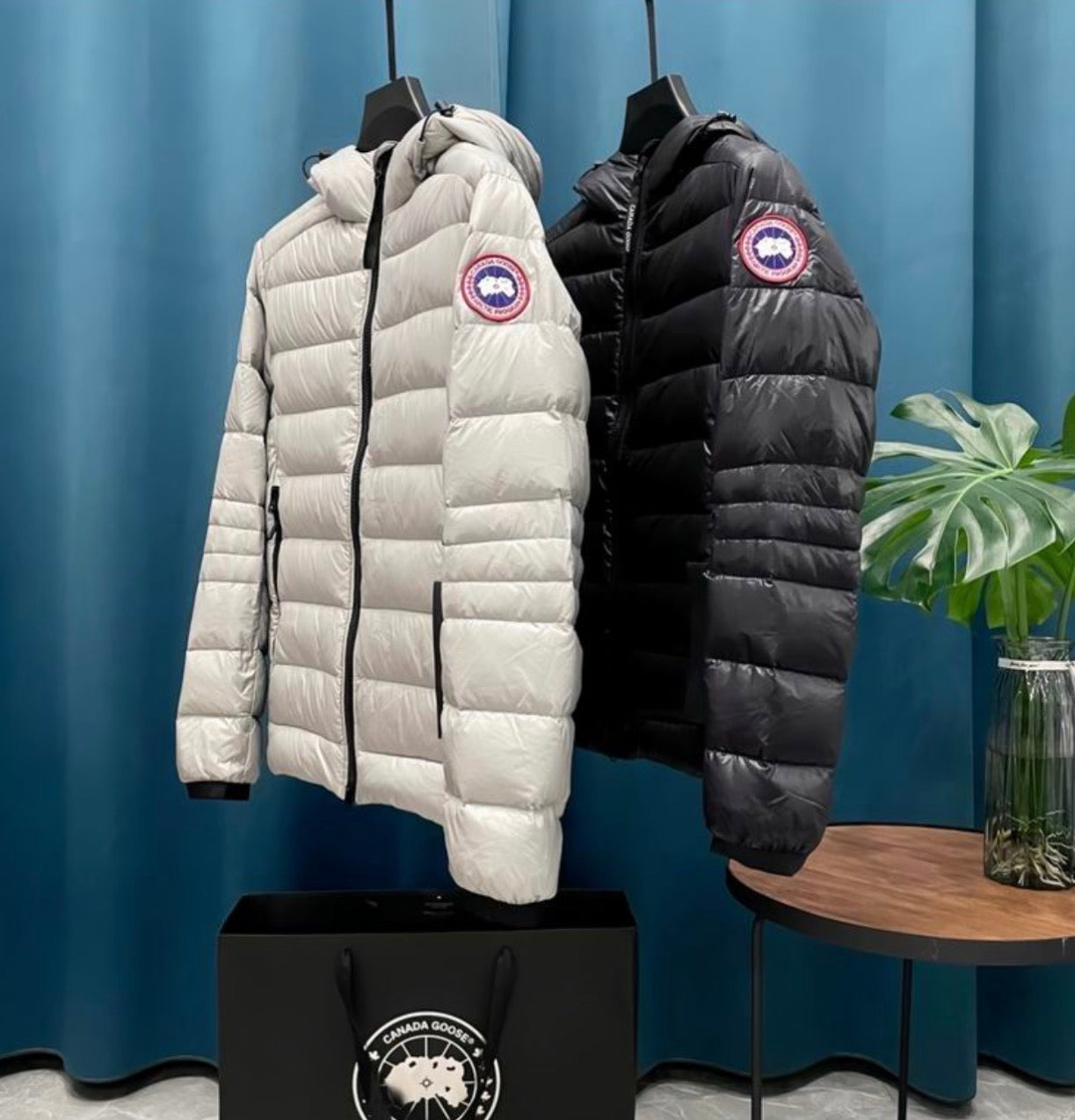 CG Winter Coat-Beige/Black