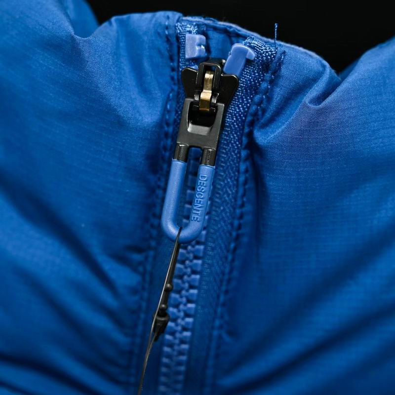 Desent Puffer Coat-Black/Blue