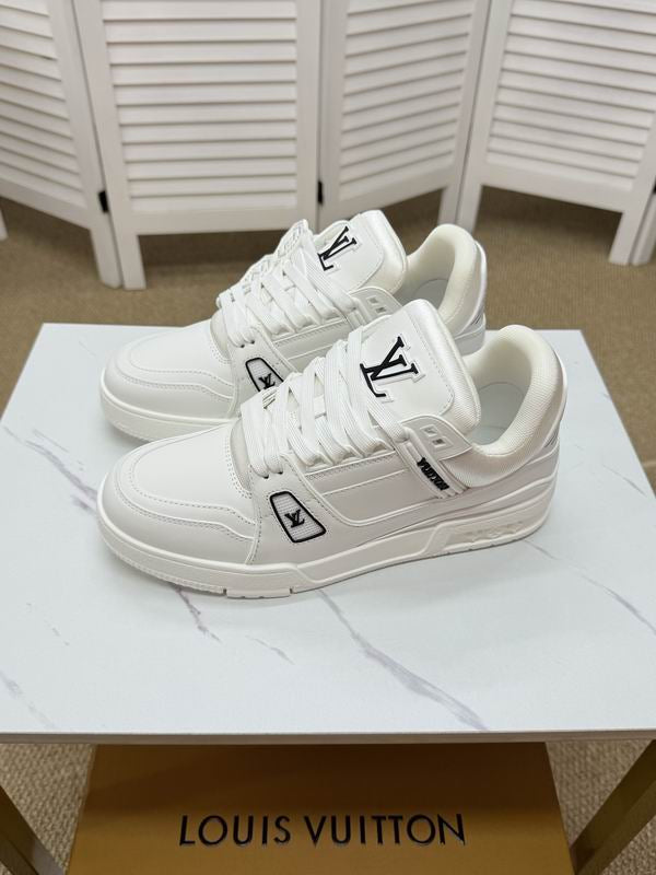 LV All White Trainers