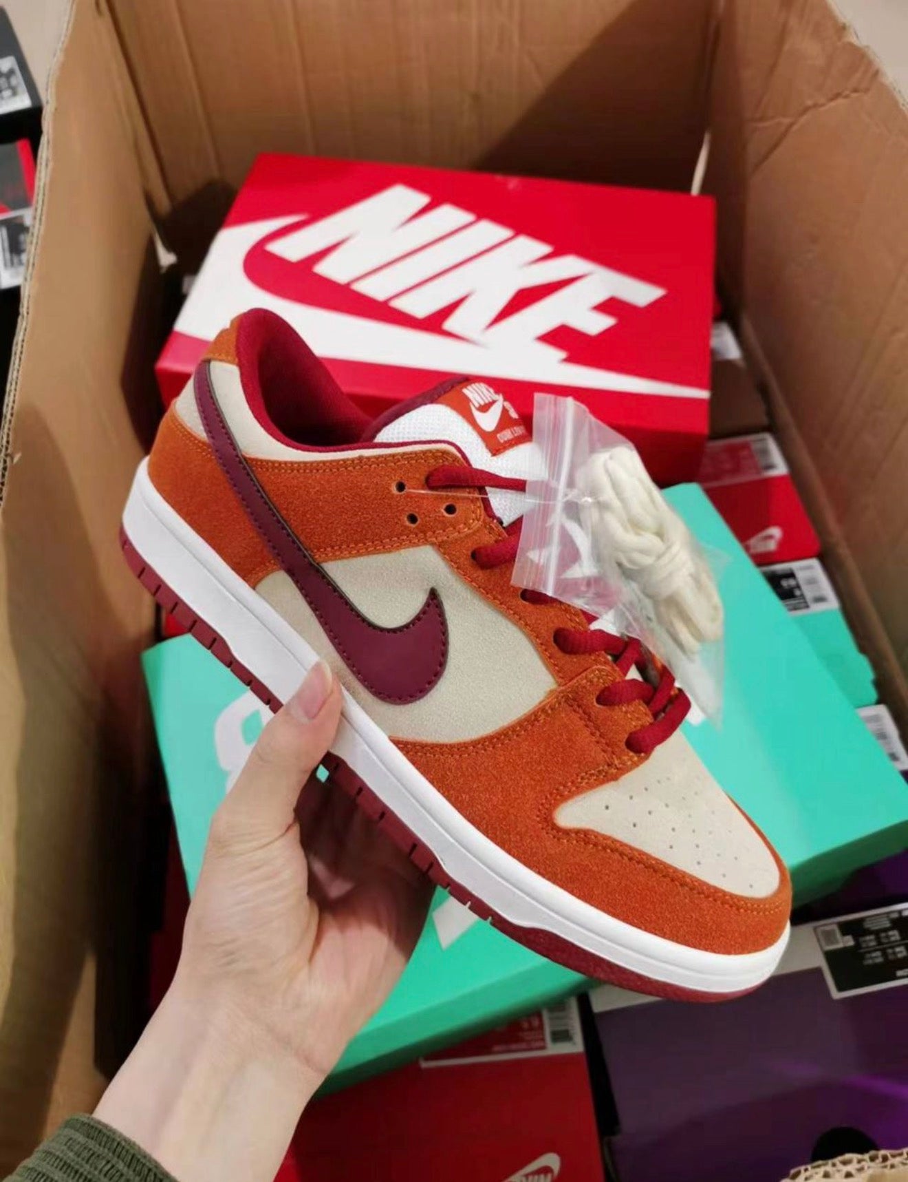 Dunks Trainers-Burnt Orange