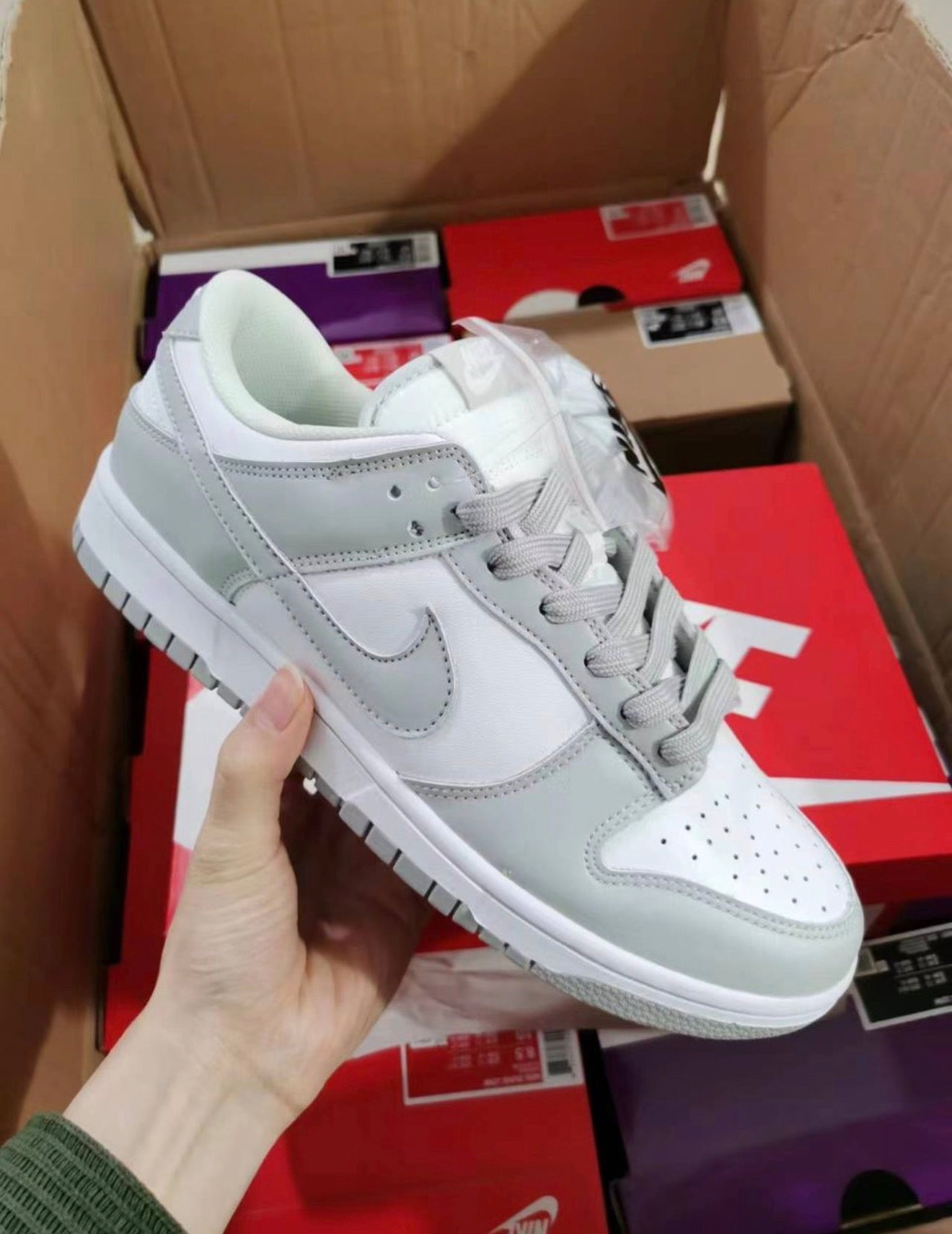 Dunks Trainers-Grey