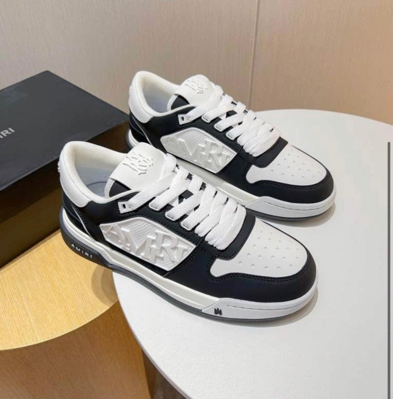 Amir Trainers-Black\White